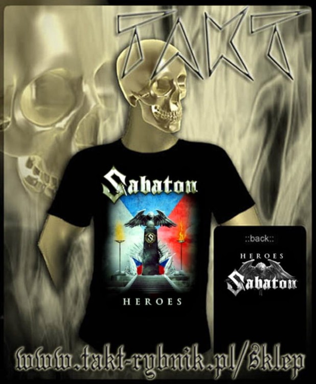 Koszulka SABATON "Heroes" 3 czech republic