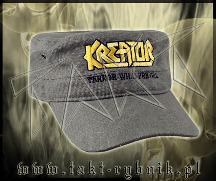 Czapka patrolówka KREATOR "Logo" GREEN
