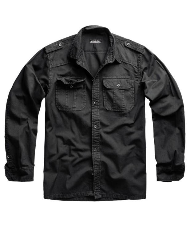 koszula-surplus z pagonami m65 black czarna dlugi rekaw-1-050722.jpg