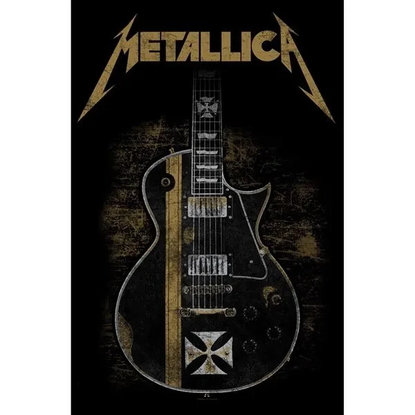Flaga METALLICA Hetfield Guitar.webp
