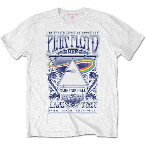 koszulka PINK FLOYD Carnegie Hall Poster WHITE.jpg