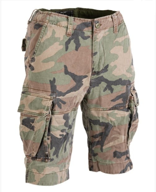 bojówki krótkie US VINTAGE WOODLAND prewash.jpg