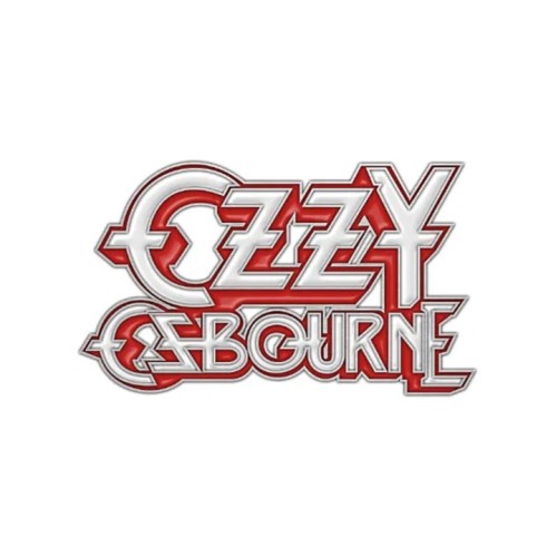 przypinka znaczek OZZY OSBOURNE  red logo PB133.jpg