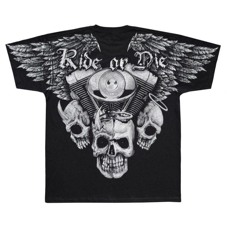 koszulka ride or die all print tyl