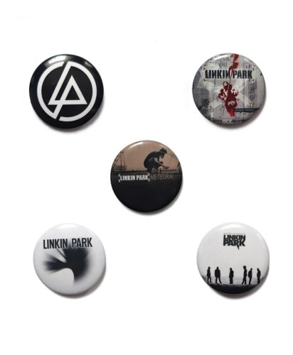 przypinki komplet linkin park hybrid theory  BB136