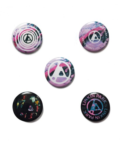 przypinki komplet linkin park from zero BB137