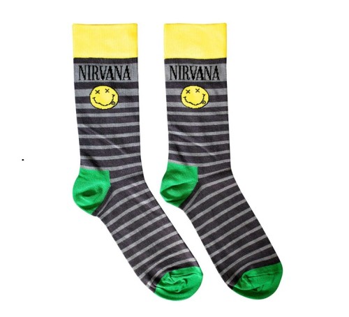skarpety NIRVANA Happy Face & Logo Stripes  NIRVSCK13MB.jpg