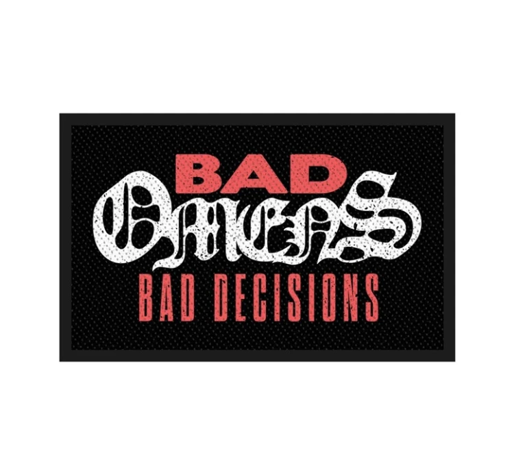 naszywka BAD OMENS Bad decisions.jpg
