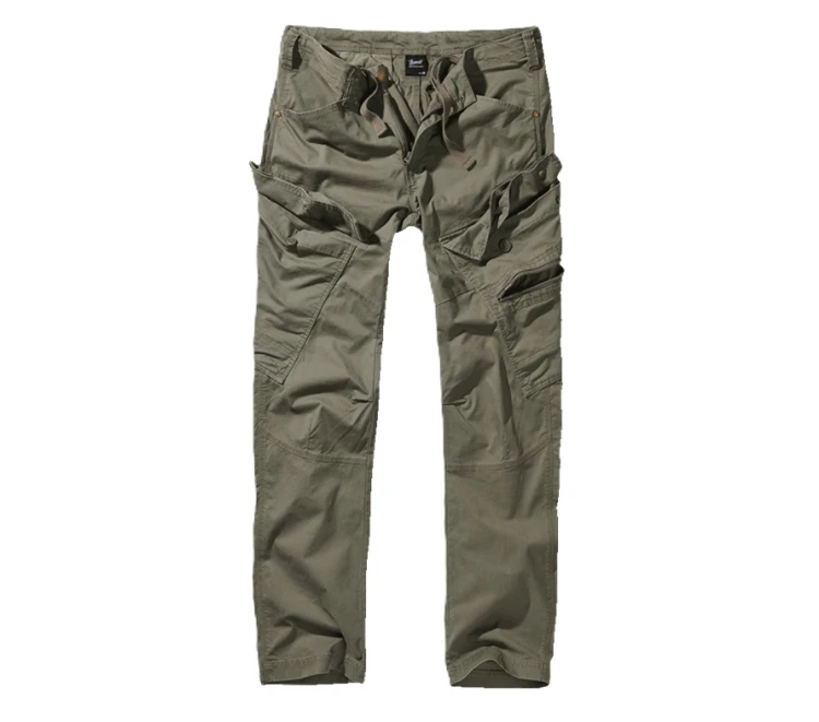 spodnie bojówki ADVEN SLIM FIT olive.jpg