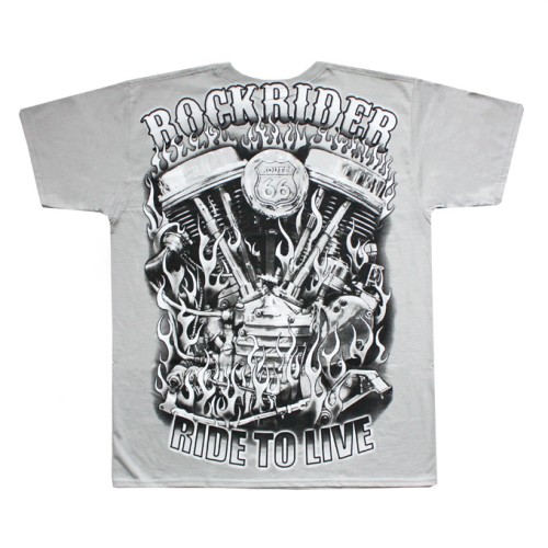 Koszulka FAST AND WILD all print GREY