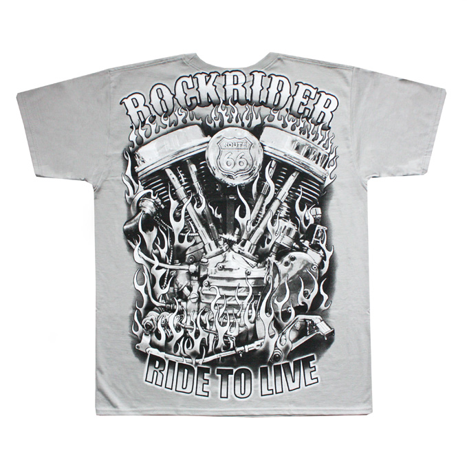 Koszulka FAST AND WILD all print GREY
