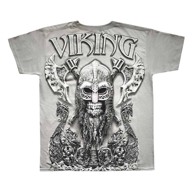 Koszulka VIKING Valhalla Warrior GREY all print