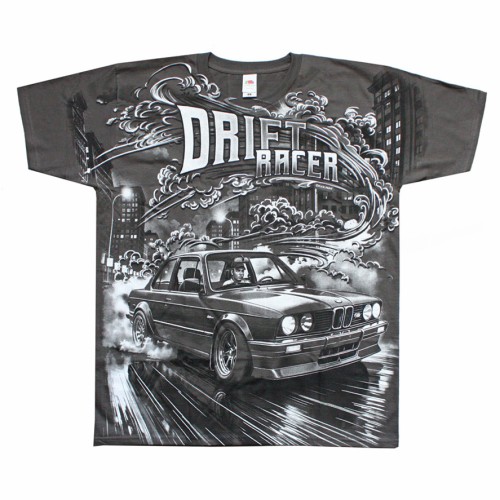 Koszulka DRIFT RIDER all print GREY