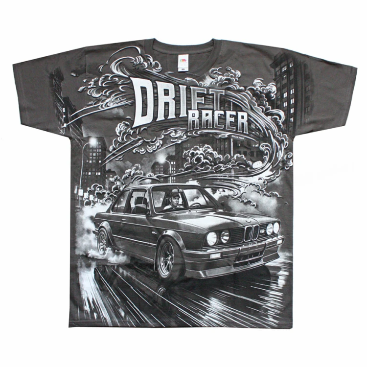Koszulka DRIFT RIDER all print GREY
