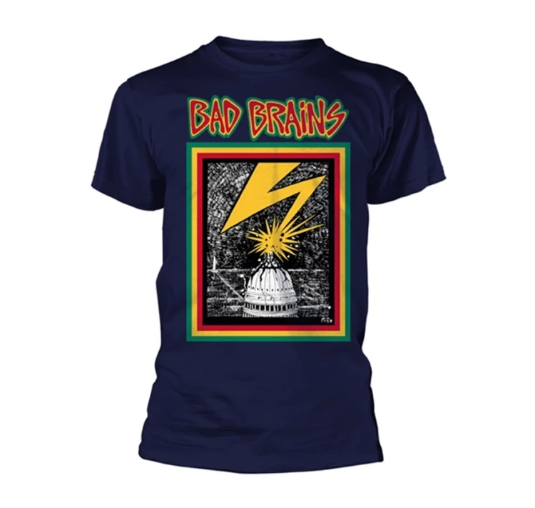 Koszulka BAD BRAINS Capitol Strike NAVY PH13749.jpg
