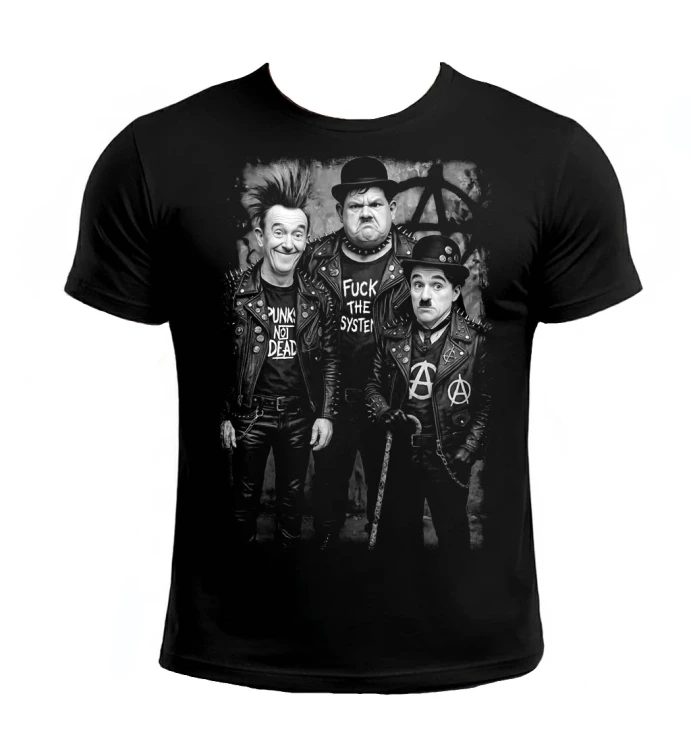 Koszulka CHAPLIN FLIP FLAP PUNK NEVER DIE.jpg
