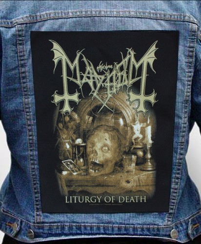 Ekran na kurtkę MAYHEM "Liturgy of Death"