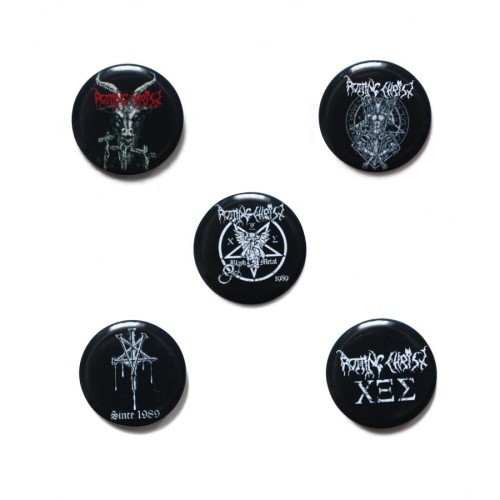 Przypinka ROTTING CHRIST "We Are the Damned Generation" kpl. 5 szt