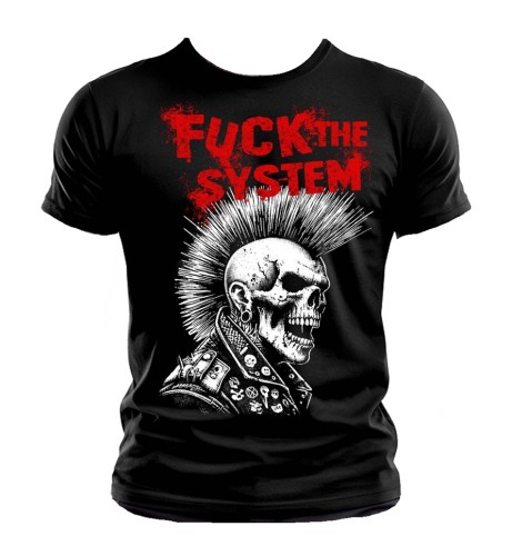 Koszulka FUCK THE SYSTEM SKULL.jpg