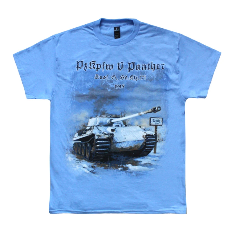 Koszulka czołg PZKPFW V PANTHER blue