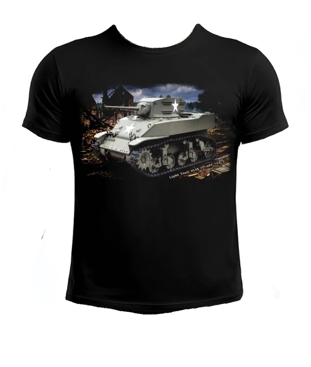 koszulka czołg US lekki M5A1 Stuart.jpg