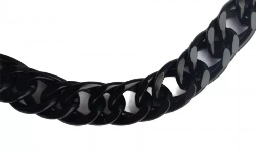 lancuch czarny 60cm. 2 karabinki witka 2.jpg