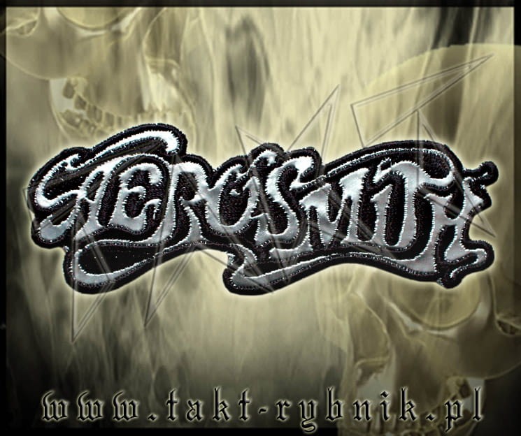 Naszywka-przyprasowanka AEROSMITH "Logo Silver"