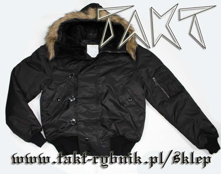 US BLACK N2B BASIC FLIGHT JACKET