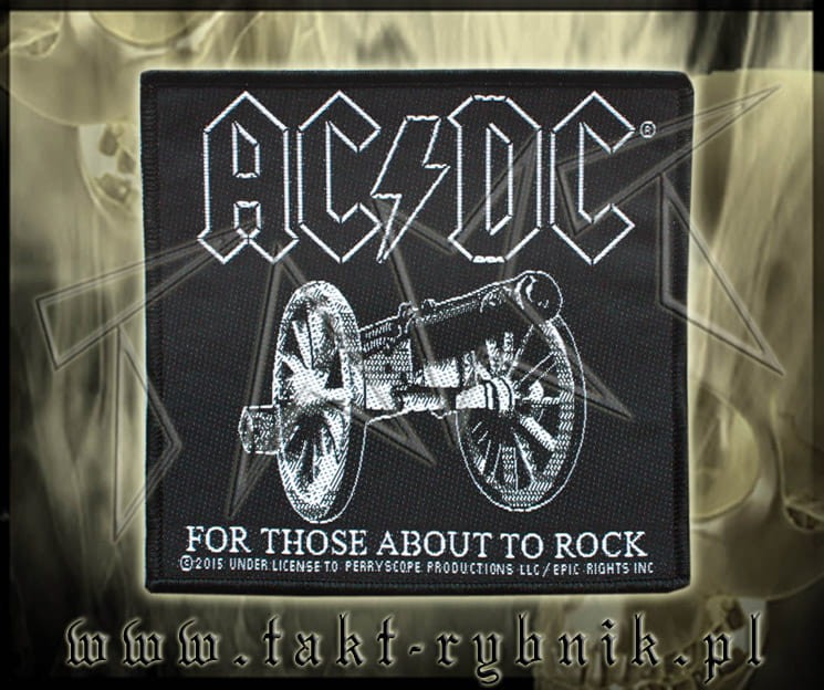 Naszywka AC/DC "For Those About To Rock" 2