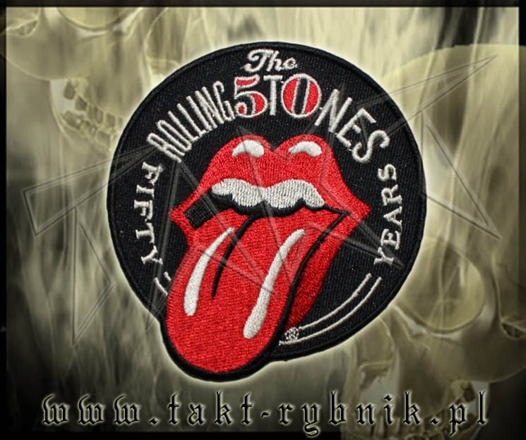 Naszywka-przyprasowanka THE ROLLING STONES "Fifty Years"
