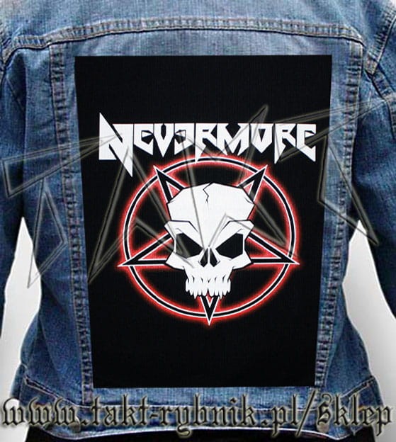 Ekran na kurtkę NEVERMORE "Tribal Skull"