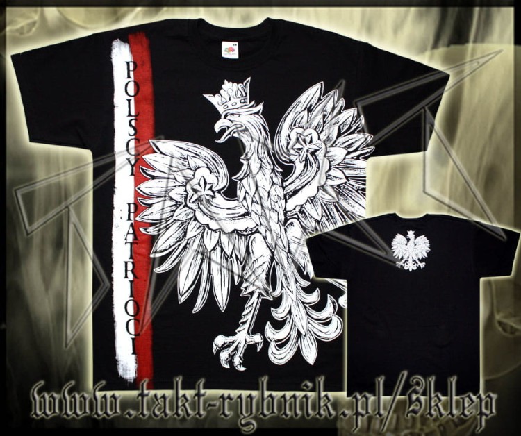 Koszulka POLSCY PATRIOCI 1 orzeł ALL PRINT
